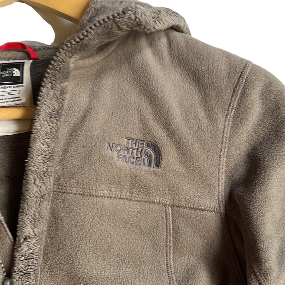 The North Face Fuzzy Fleece Lined Full Zip Adjustable Hem Hooded Jacket Size S - Picture 6 of 12